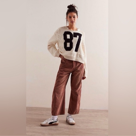 NWT Free People 87 Pullover in ivory combo - Picture 3 of 11